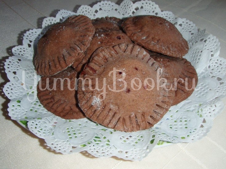Шоколадное печенье с вишней - шаг 8
