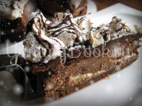 Шоколадный торт с меренгой и маскарпоне - шаг 17