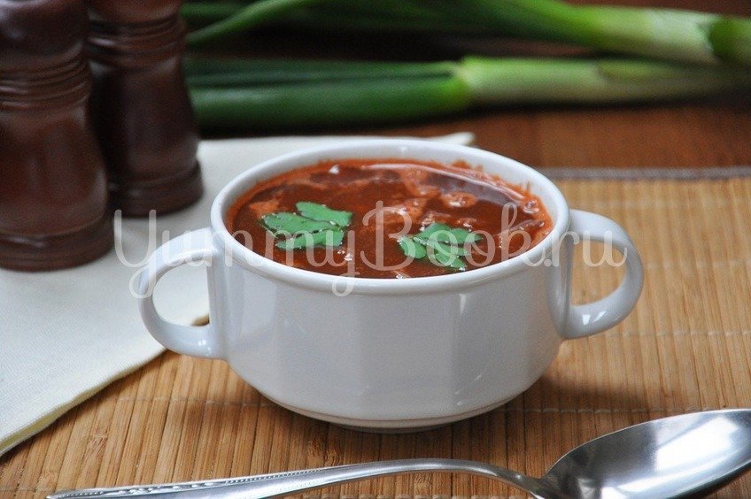 Суп Чили кон карне в мультиварке