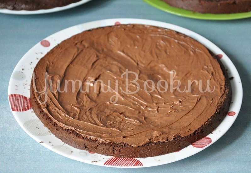 Шоколадный торт с вишней - шаг 9