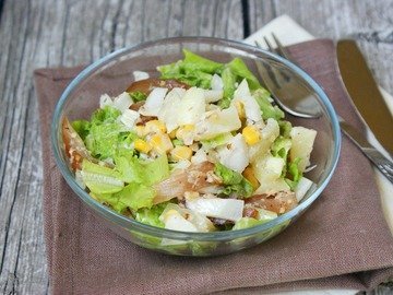 Рецепт салата с карпаччо из курицы