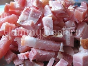 Пирог с луком-пореем, Lauchkuchen - шаг 1