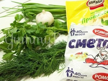 Белый чесночный соус - шаг 1