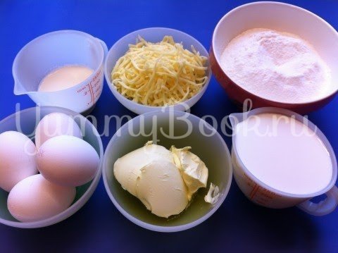 Закусочные сырные эклеры - шаг 1