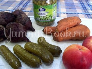 Овощной салат - шаг 1