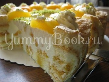 Абрикосовый торт с кремом из маскарпоне - шаг 22
