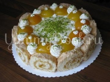 Абрикосовый торт с кремом из маскарпоне - шаг 20