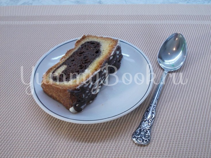 Ванильный кекс с влажной шоколадной начинкой - шаг 8