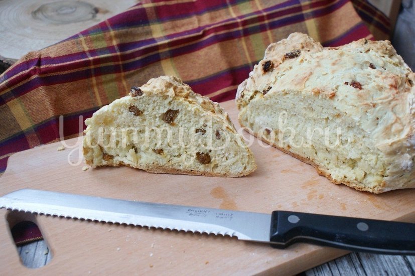 Содовый хлеб с изюмом - шаг 5