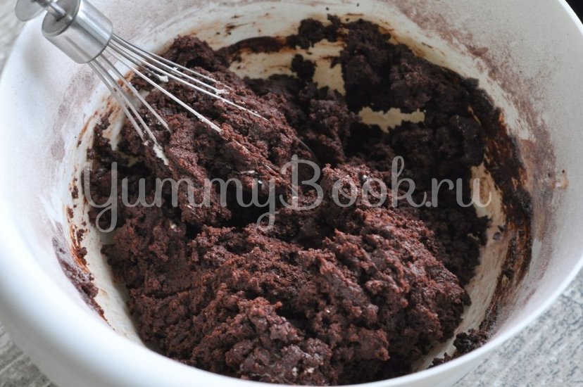 Рассыпчатое шоколадное печенье - шаг 4