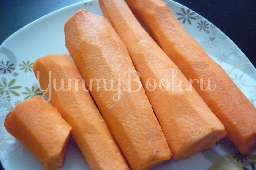Печень с морковью и зеленью и гречка на гарнир - шаг 3