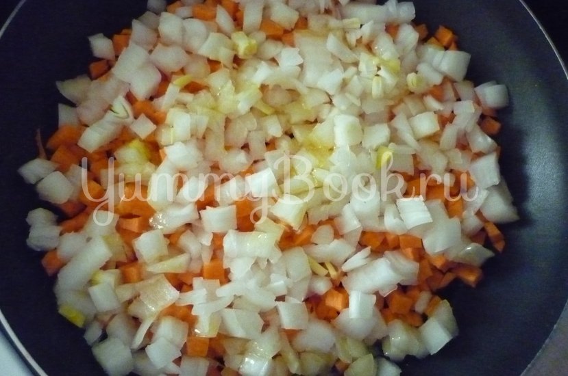 Печень с морковью и зеленью и гречка на гарнир - шаг 8