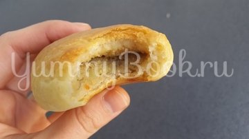 Пирожки дрожжевые с картофелем и печенью - шаг 11