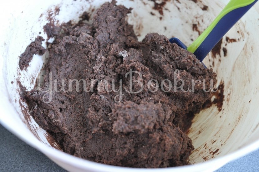 Шоколадное печенье с шоколадной крошкой - шаг 5