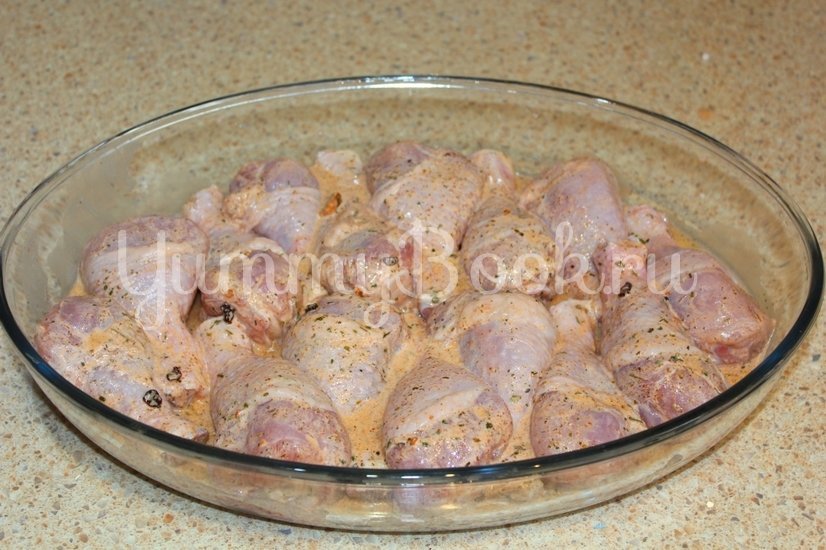 Куриные голени запеченные в духовке - шаг 3