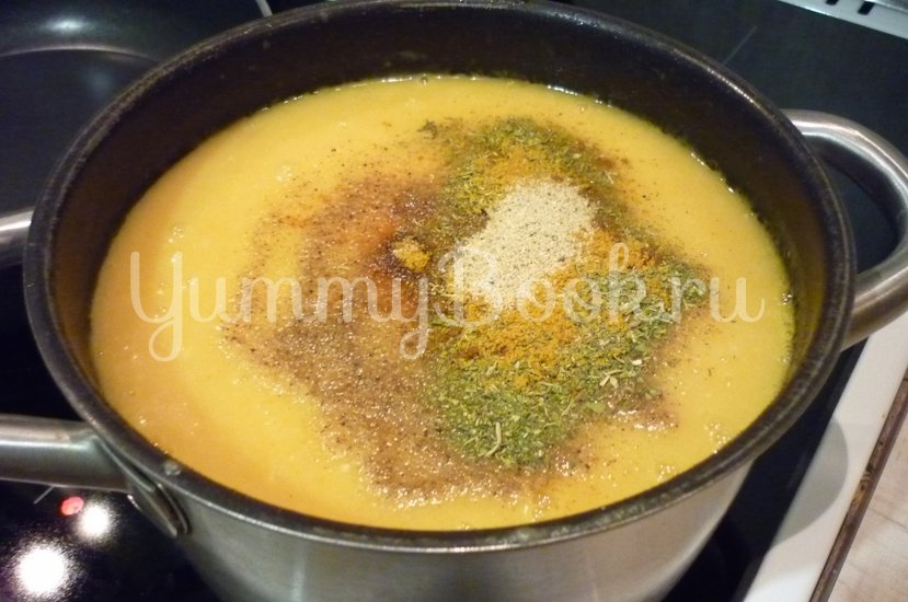 Кабачковый суп-пюре из запечённых овощей - шаг 17