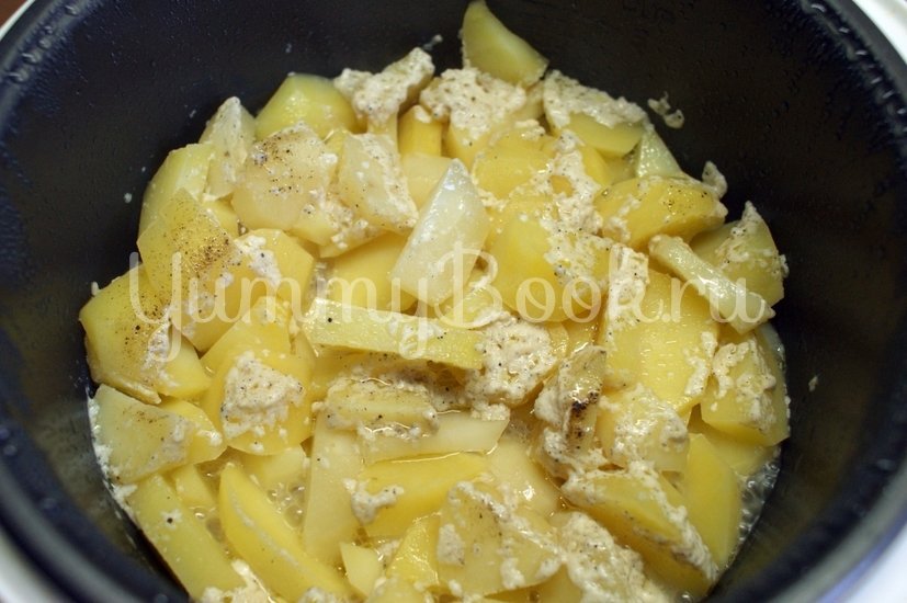 Картофель в домашнем йогурте в мультиварке - шаг 3