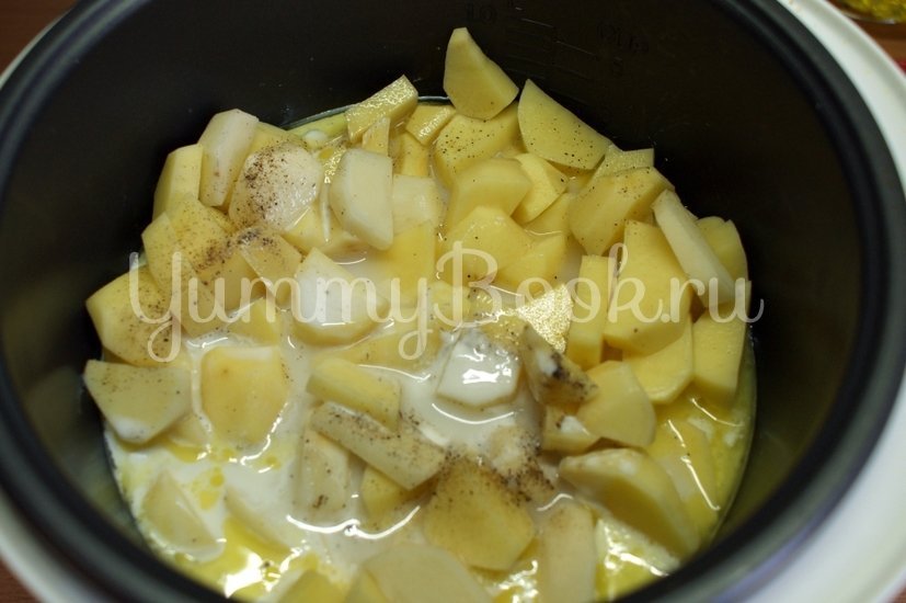 Картофель в домашнем йогурте в мультиварке - шаг 2