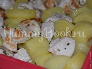 Картофельная запеканка с курицей - шаг 3