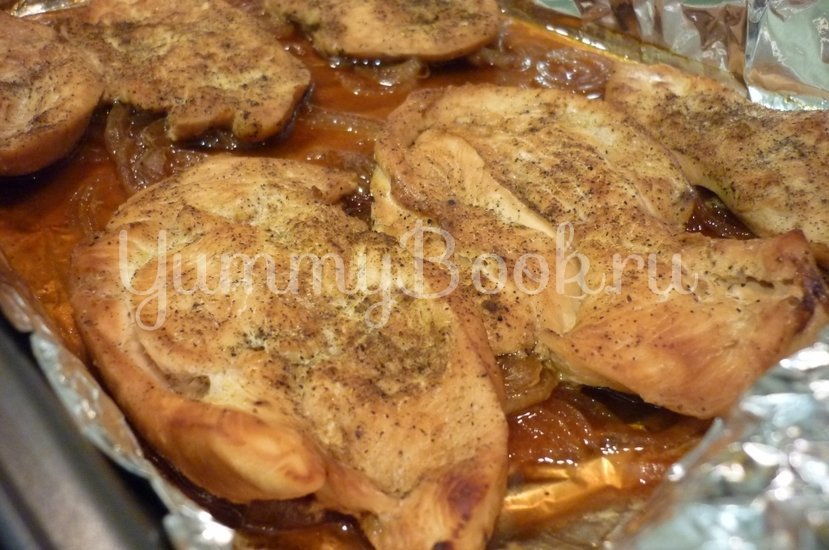 Куриное филе, запечённое в медово-соевом соусе - шаг 10