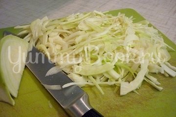 Лёгкий салат с капустой, морковью и яблоком - шаг 2