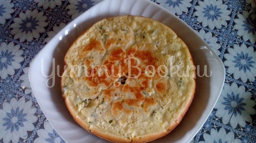 Пирог с зеленым луком и яйцом в мультиварке - шаг 9