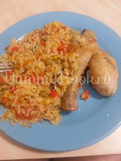 Рис с курицей и овощами - шаг 5