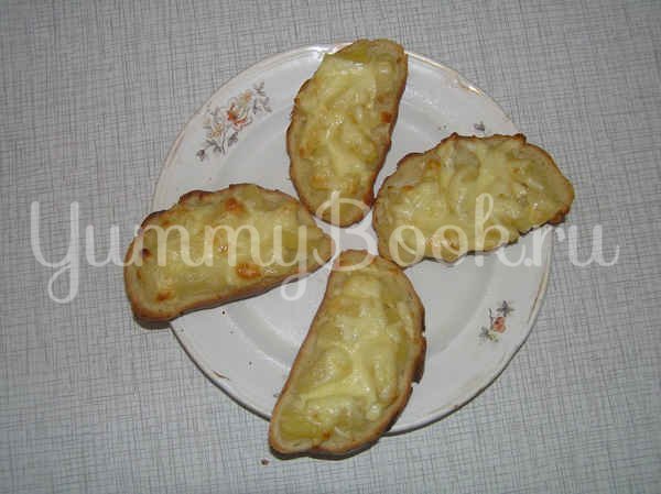 Бутерброды с сыром и дольками ананаса