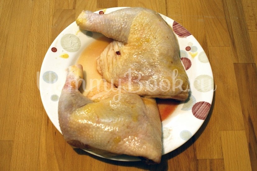 Куриные окорочка запечённые  в маринаде - шаг 2