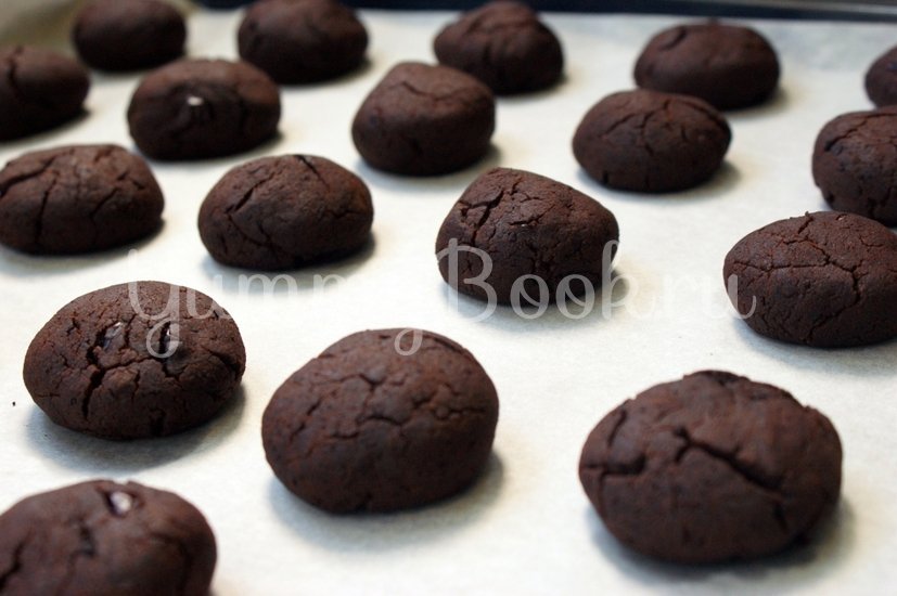 Шоколадно-ягодное печенье - шаг 5