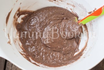 Шоколадный кекс с грушами - шаг 5