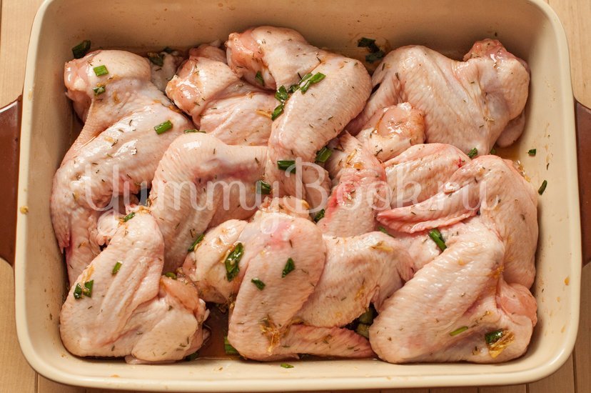 Куриные крылышки, запеченные в духовке - шаг 2