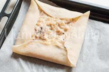 Галета по-бретонски с грибами - шаг 13