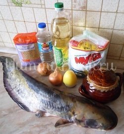 Сом "сами с усами" в горшочке - шаг 1