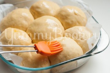 Итальянские булочки Данубио с сыром и ветчиной - шаг 12