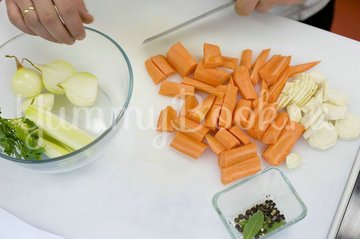 Овощной бульон - шаг 1