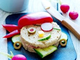 Детский бутерброд "Пират"