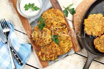 Оладьи из ячневой крупы с йогуртовым соусом - шаг 6