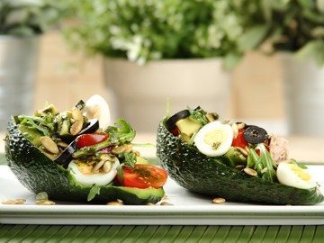 Салат из авокадо с тунцом — рецепт с фото пошагово