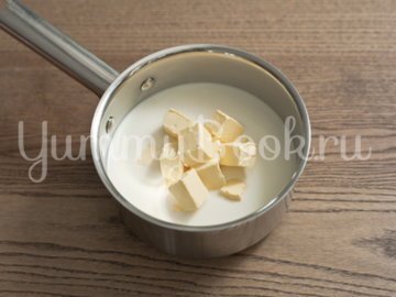 Шоколадный десерт из манной крупы - шаг 1