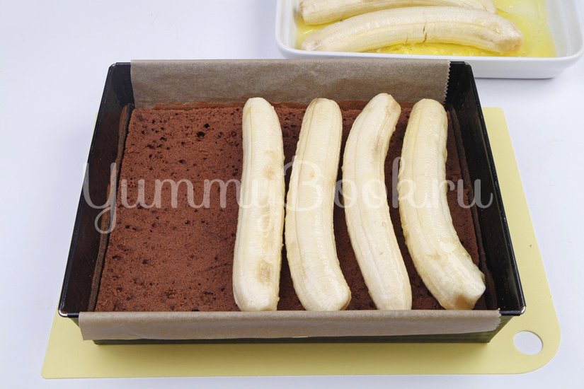 Шоколадно-банановый торт - шаг 6