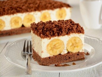 Очень вкусный рецепт шоколадно-бананового торта