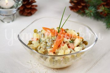 Салат овощной с майонезом - шаг 5