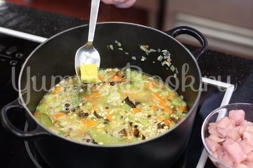 Кашотто из перловой крупы с индейкой - шаг 3