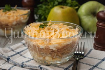 Салат французский с яблоком - шаг 6