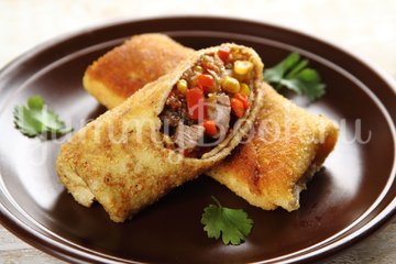 Блинчики с говядиной по-мексикански - шаг 7