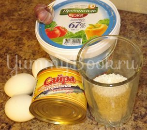 Рыбный салат с рисом - шаг 1