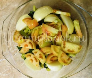 Зелёная калья из горбуши - шаг 9