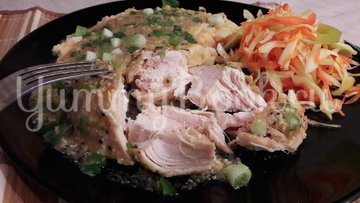 Куриные филе и бёдра в маринаде из киви и чеснока - шаг 15