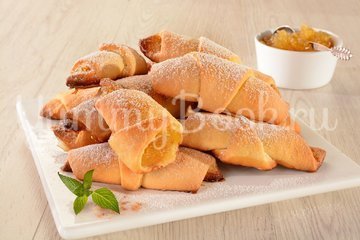Рогалики с тыквенным вареньем - шаг 8